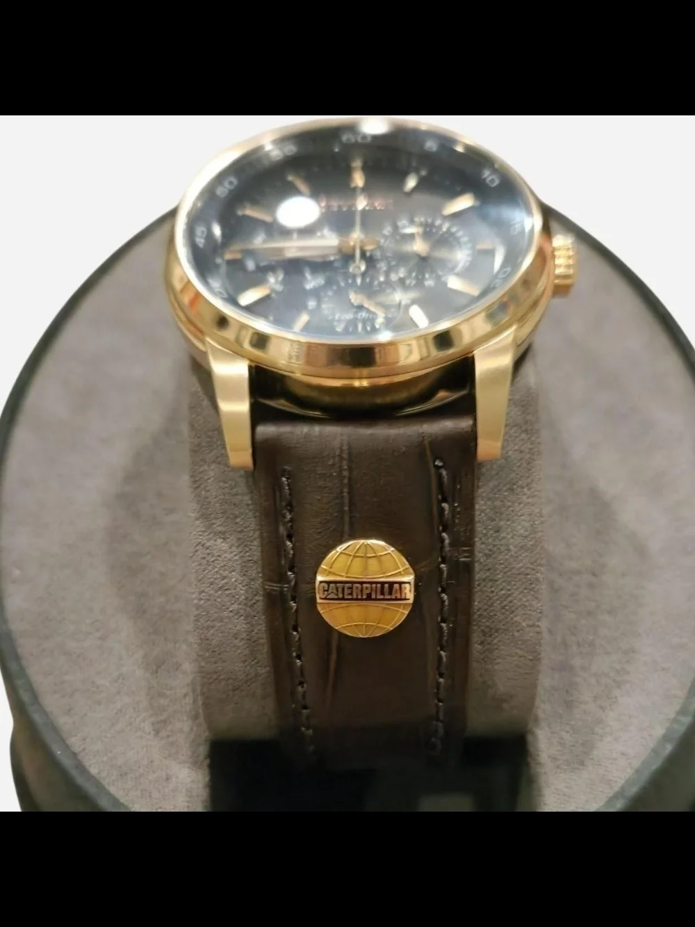 Citizen Eco-Drive Corso Men’s Watch - Gold & Leather - Model BU2013-08E